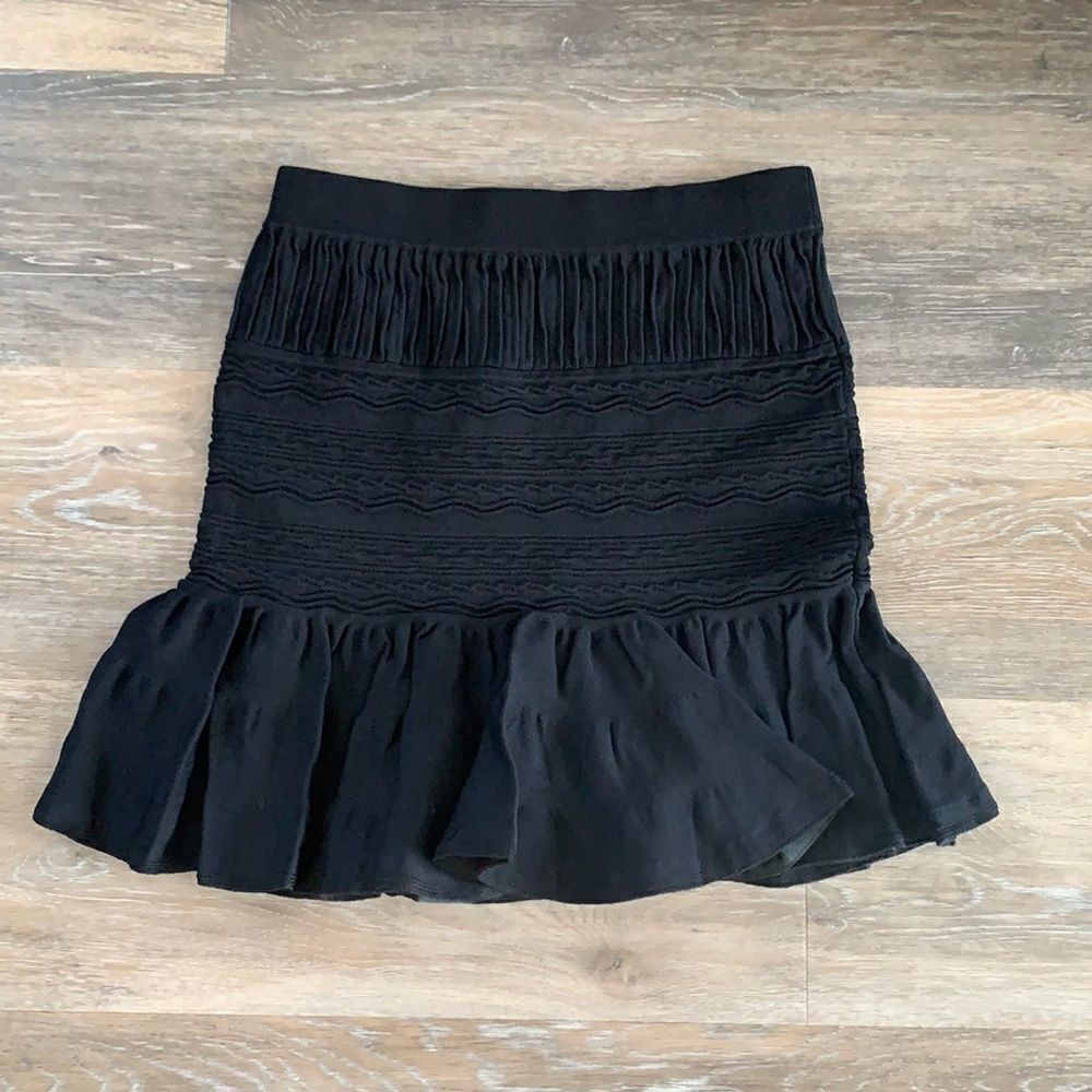 Olivaceous Black mini skirt sz sm and med NWOT